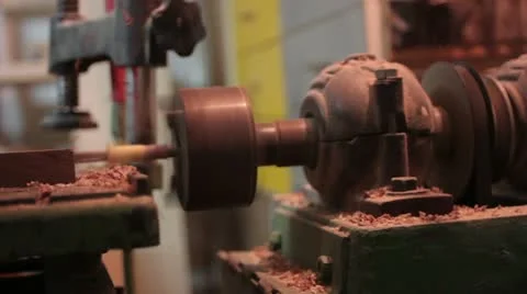 Carpentry (mechanical drill) _1 Stock Footage 12410593