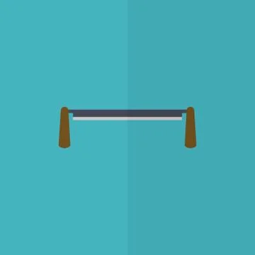 Carpentry scraper flat icon. Stock Illustration