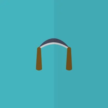 Carpentry scraper flat icon. Spokeshave. Stock Illustration