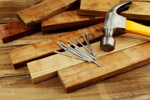 Carpentry still life Stock Photos