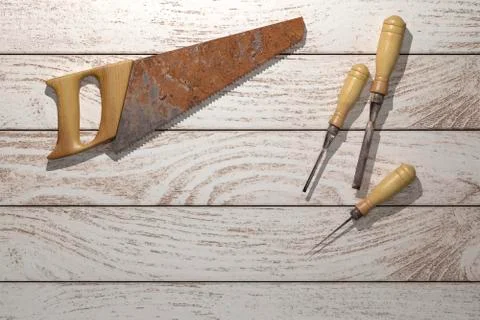 Carpentry tools Stock Illustration