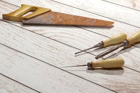 Carpentry tools Stock Illustration