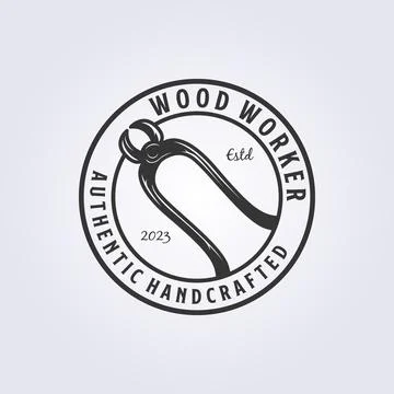 Carpentry tools logo, pliers symbol, wire cutters icon vector illustration .. Stock Illustration