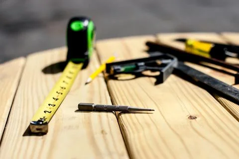 Carpentry tools Foto stock