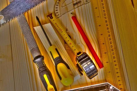 Carpentry Tools Stock Photos