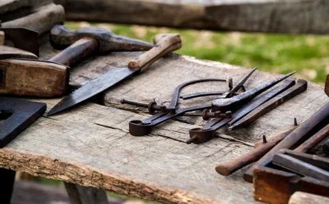 Carpentry tools Stock Photos