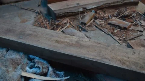 Carpentry tools on a wooden table Video stock 202054007