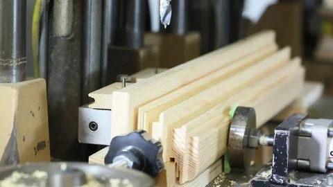 Carpentry, wood drilling Stock Footage 83387919