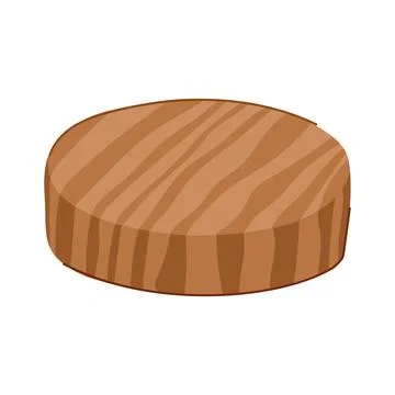 Carpentry wood platform cartoon vector illustration Stock Illustration