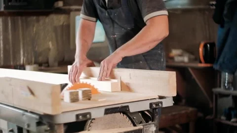 Carpentry workshop Stock Footage 149249488
