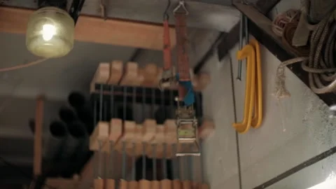 Carpentry workshop Stock Footage 149252220