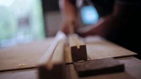 Carpentry workshop Stock Footage 149254692