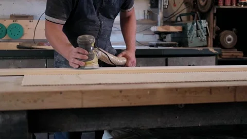 Carpentry workshop Video stock 149255263