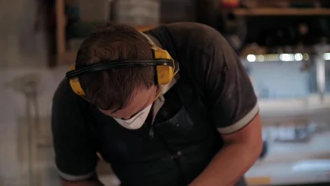 Carpentry workshop Stock Footage 149256646