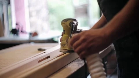 Carpentry workshop Stock Footage 149257486