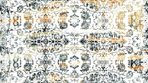 Carpet and Fabric print design with grunge and distressed texture repeat pattern Illustrazione stock