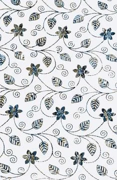 Carpet and Fabric print design with grunge and distressed texture repeat pattern Illustrazione stock