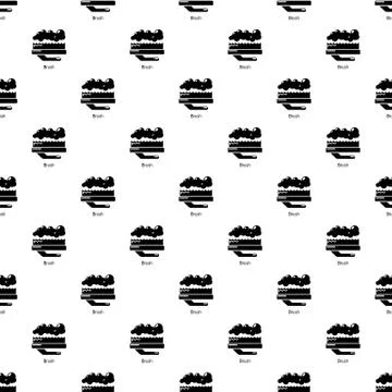 Carpet brush pattern vector seamless Stockillustratie