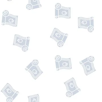 Carpet cleaning glyph seamless pattern Stock Illustration