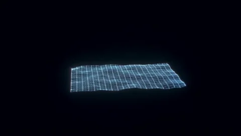 Carpet hologram Rotating Stock Footage 154840243