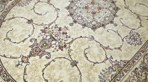The carpet Lies on the Floor in the Store Stock Footage 61986314
