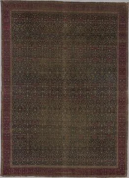 Carpet with a millefleur pattern 18th century Indian, Kashmir. Carpet with .. Stock Illustration