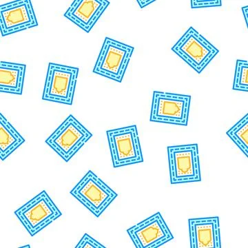 Carpet for namaz vector seamless pattern Stock Illustration
