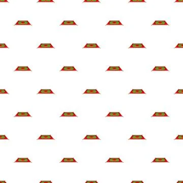 Carpet pattern, cartoon style Stockillustratie