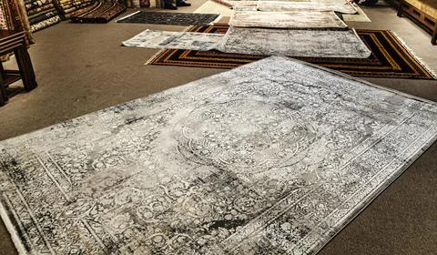 Carpet patterned background factory carpets delicate pattern Persian Carpet T Stock Photos