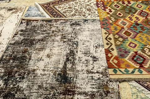 Carpet patterned background factory carpets delicate pattern Persian Carpet Stock Photos