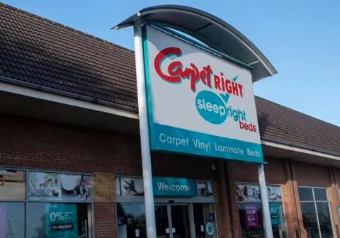 Carpet Right Chichester Stock Photos