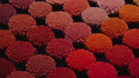 Carpet samples tray moving in isometric view Stock Footage 292524234
