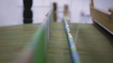 Carpet sewing and manufacturing machine, in Bahrain Stock Footage 244955356