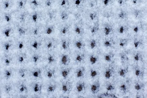 Carpet in the snow. Texture Stock Photos