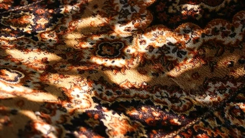 Carpet texture. pattern on the carpet. set and shadow on the carpet. Close-.. Stock Footage 251548692
