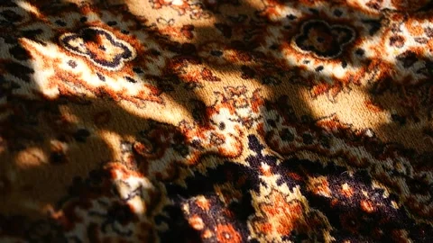 Carpet texture. pattern on the carpet. set and shadow on the carpet. Close-.. Stock Footage 251548789