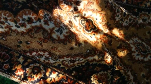Carpet texture. pattern on the carpet. set and shadow on the carpet. Close-.. Stock Footage 251548873