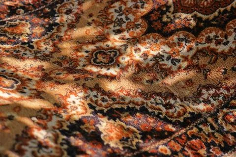 Carpet texture. pattern on the carpet. set and shadow on the carpet. Close-.. Stock Photos