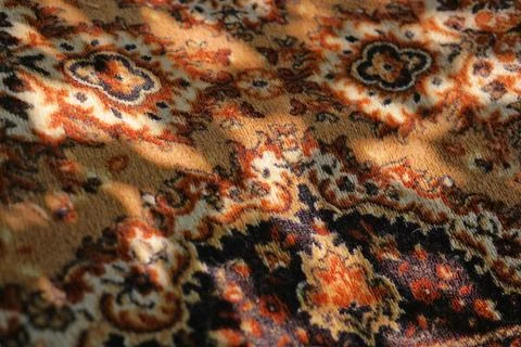Carpet texture. pattern on the carpet. set and shadow on the carpet. Close-.. Stock Photos