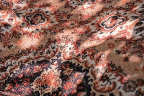 Carpet texture. pattern on the carpet. set and shadow on the carpet. Close-.. Stock Photos