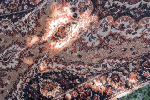 Carpet texture. pattern on the carpet. set and shadow on the carpet. Close-.. 스톡 사진