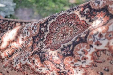 Carpet texture. pattern on the carpet. set and shadow on the carpet. Close-.. Foto stock