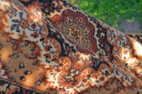 Carpet texture. pattern on the carpet. set and shadow on the carpet. Close-.. Stock Photos