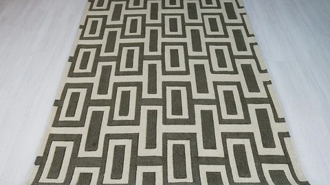 Carpet unrolling on the floor Stock Footage 105923354