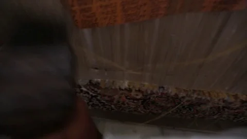 Carpet yarn Stock Footage 73804504