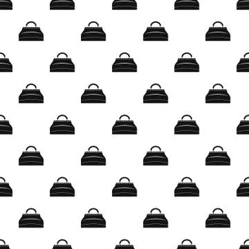 Carpetbag pattern vector Stock Illustration
