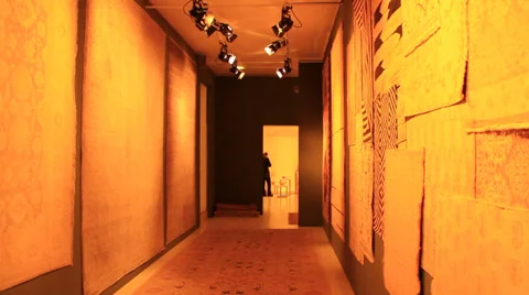 Carpets exposition Stock Footage 39585673