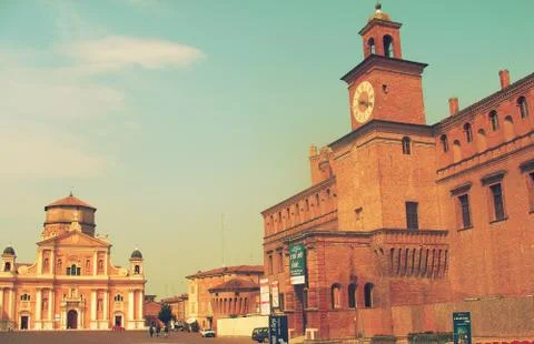 Carpi center square Stock Photos