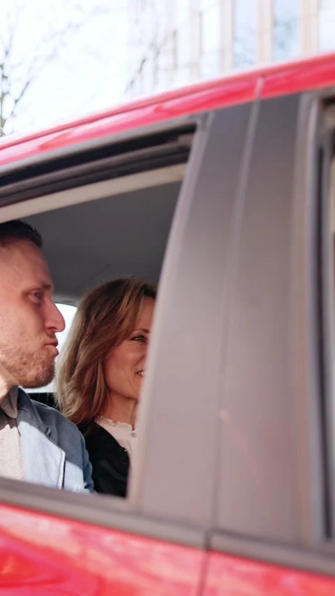 Carpool Ride Sharing. African People Stock Footage 240855910