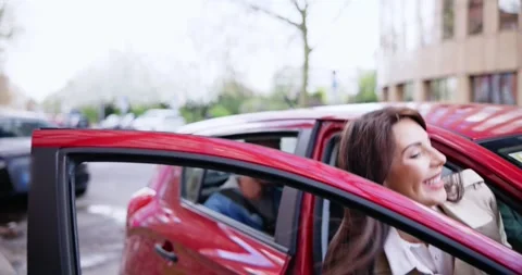 Carpool Ride Sharing Stock Footage 240844264